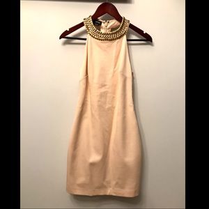 BEBE Short Peach Dress